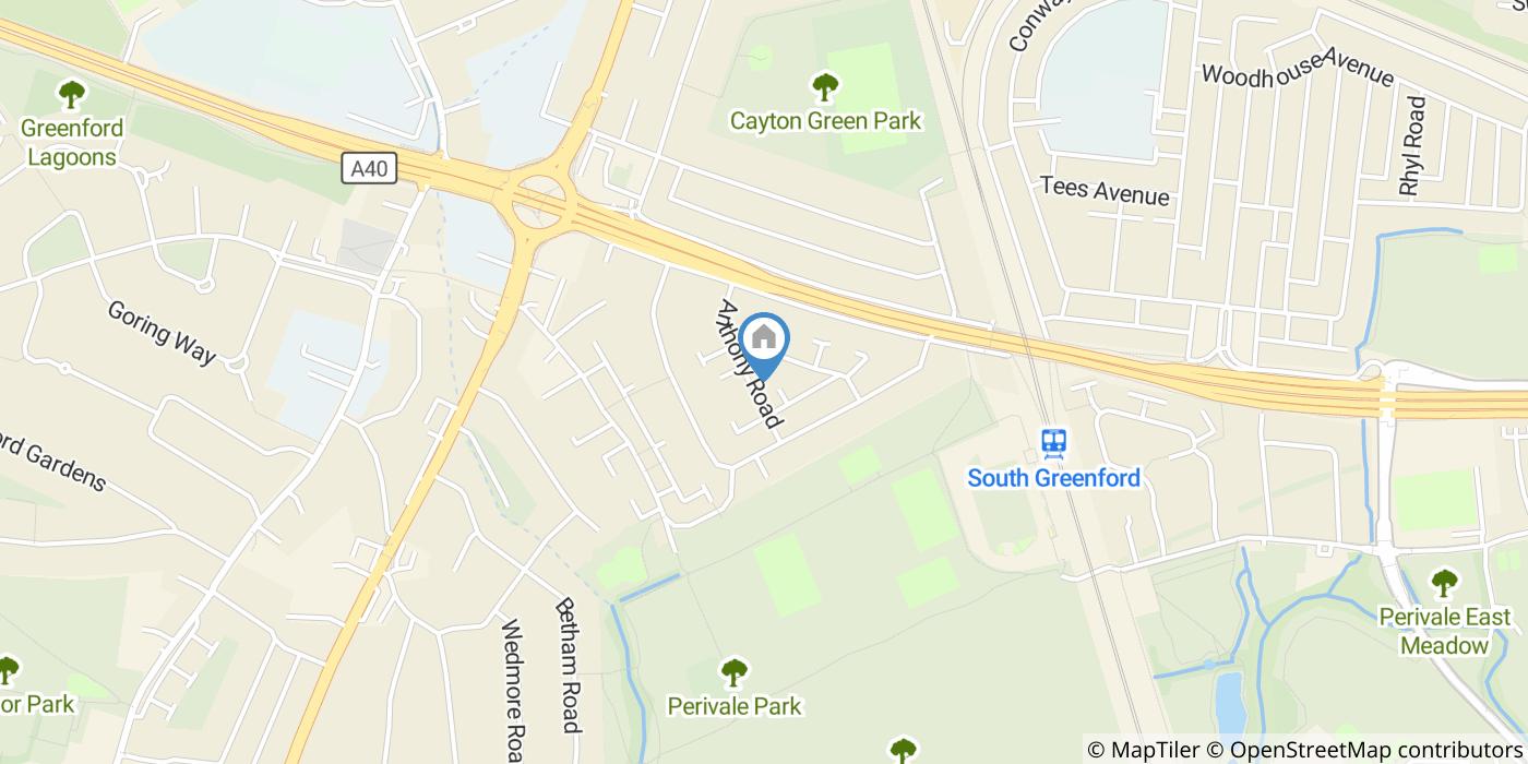 Studio Flat, Anthony Road, UB6