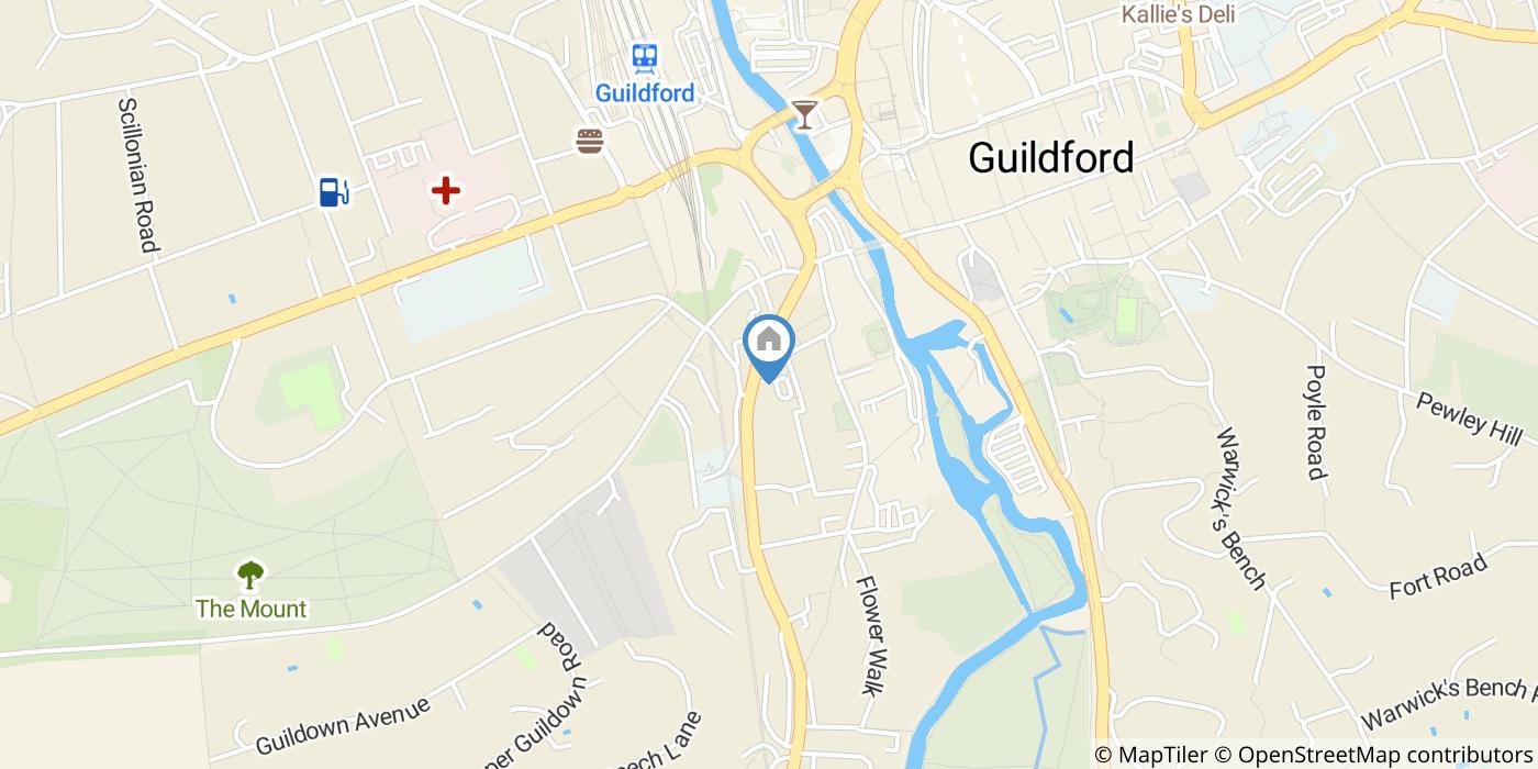 1 Bed Flat, Portsmouth Road, GU2