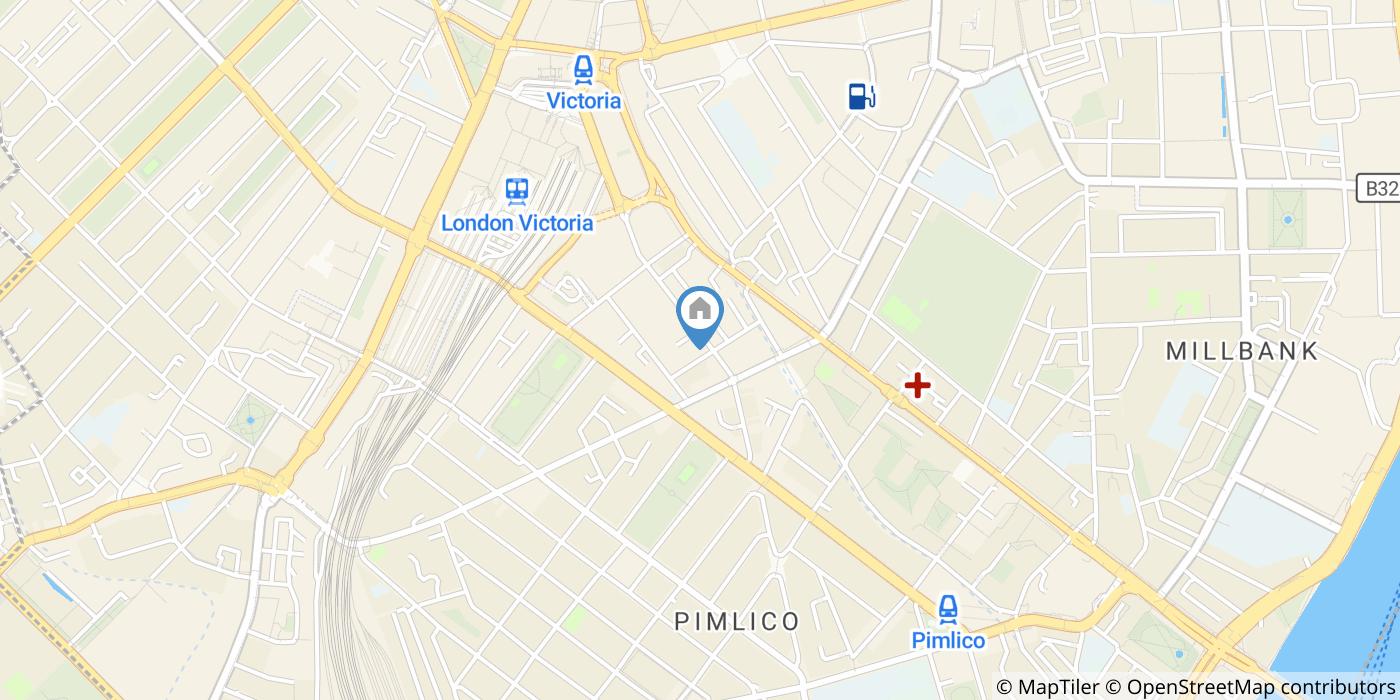 Studio Flat, Wilton Road, SW1V