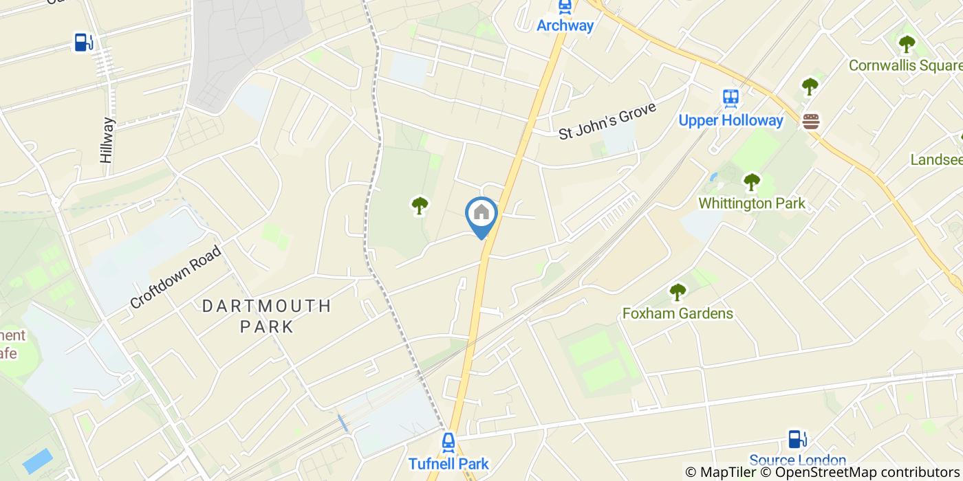Studio Flat, Junction Road, N19