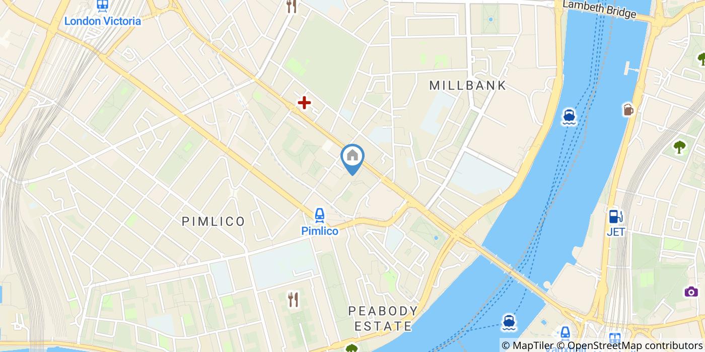 Room in a Shared House, With Garden, SW1V