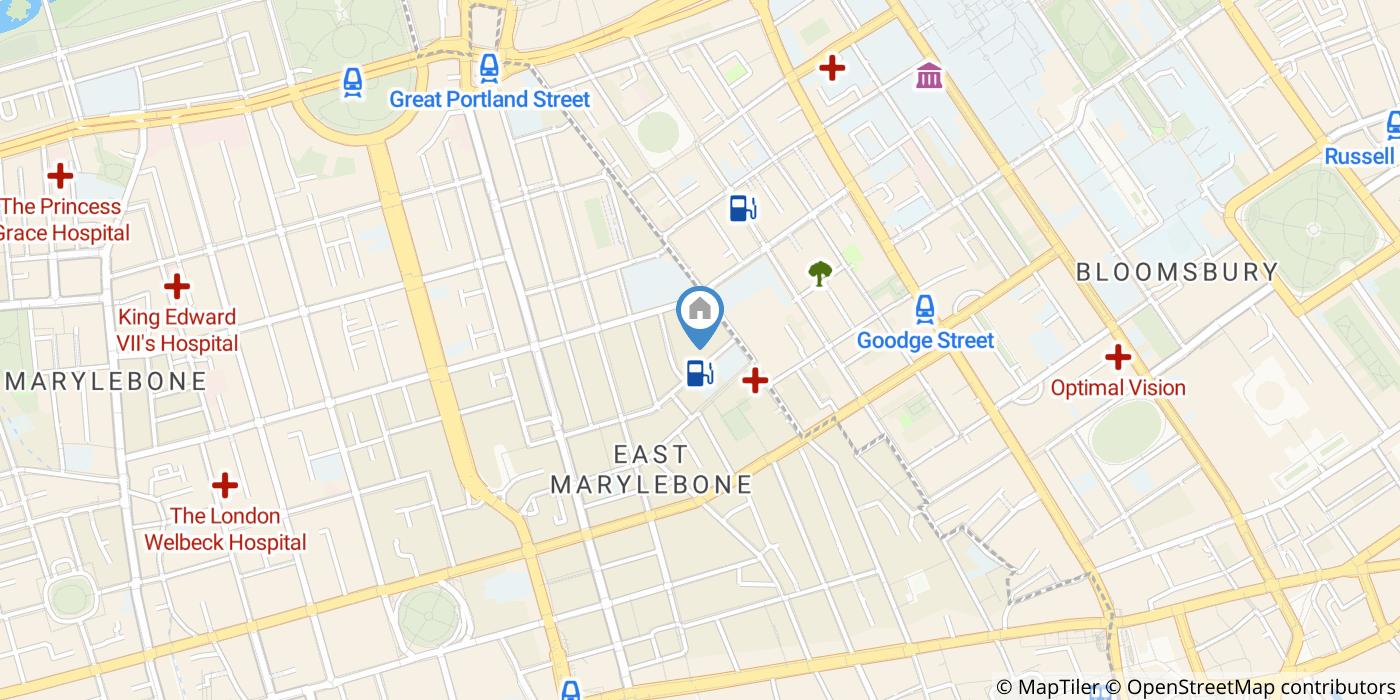 Bedsit, Foley Street, W1W