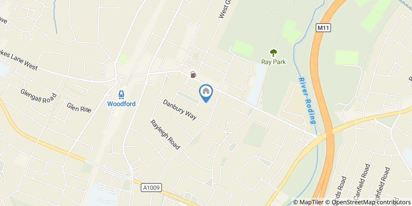 3 Bed Terraced House, Greenstead Gardens, IG8