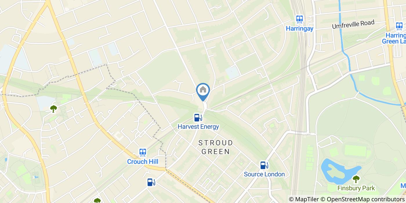 1 Bed Flat, Ferme Park Road, N4