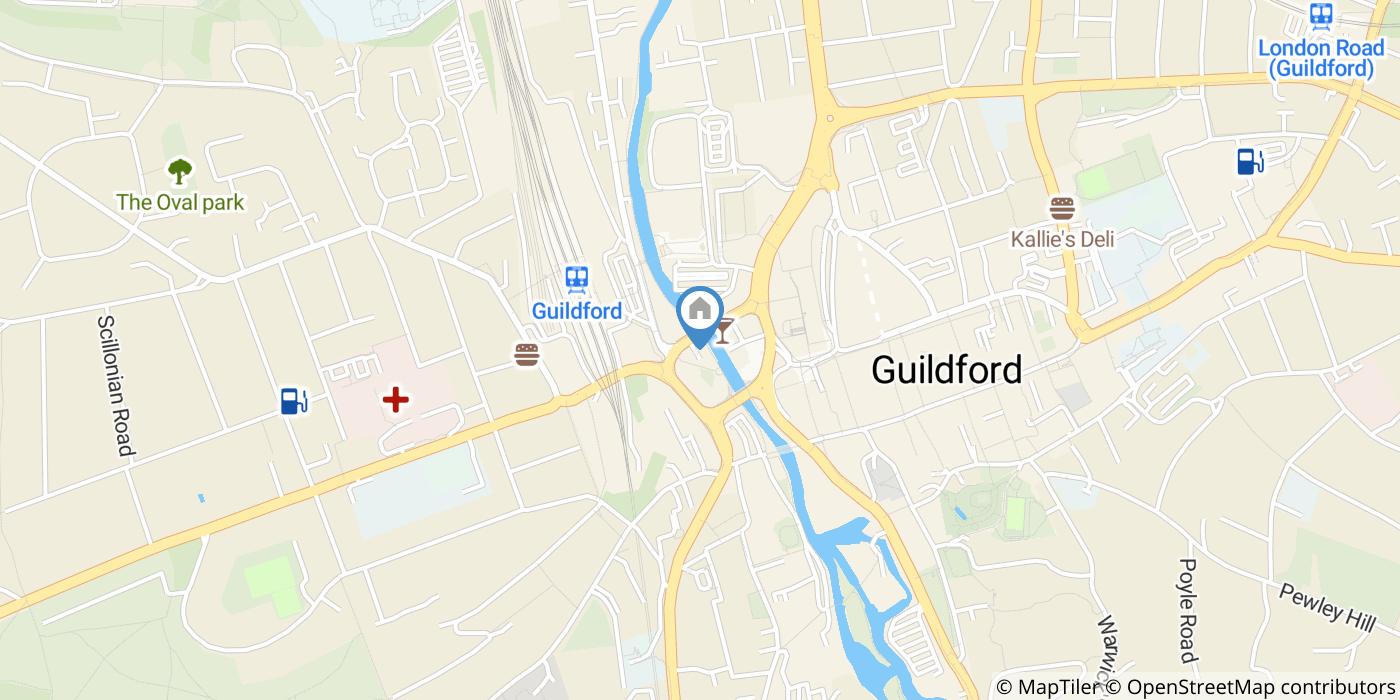 Studio Flat, The Bridge, GU1