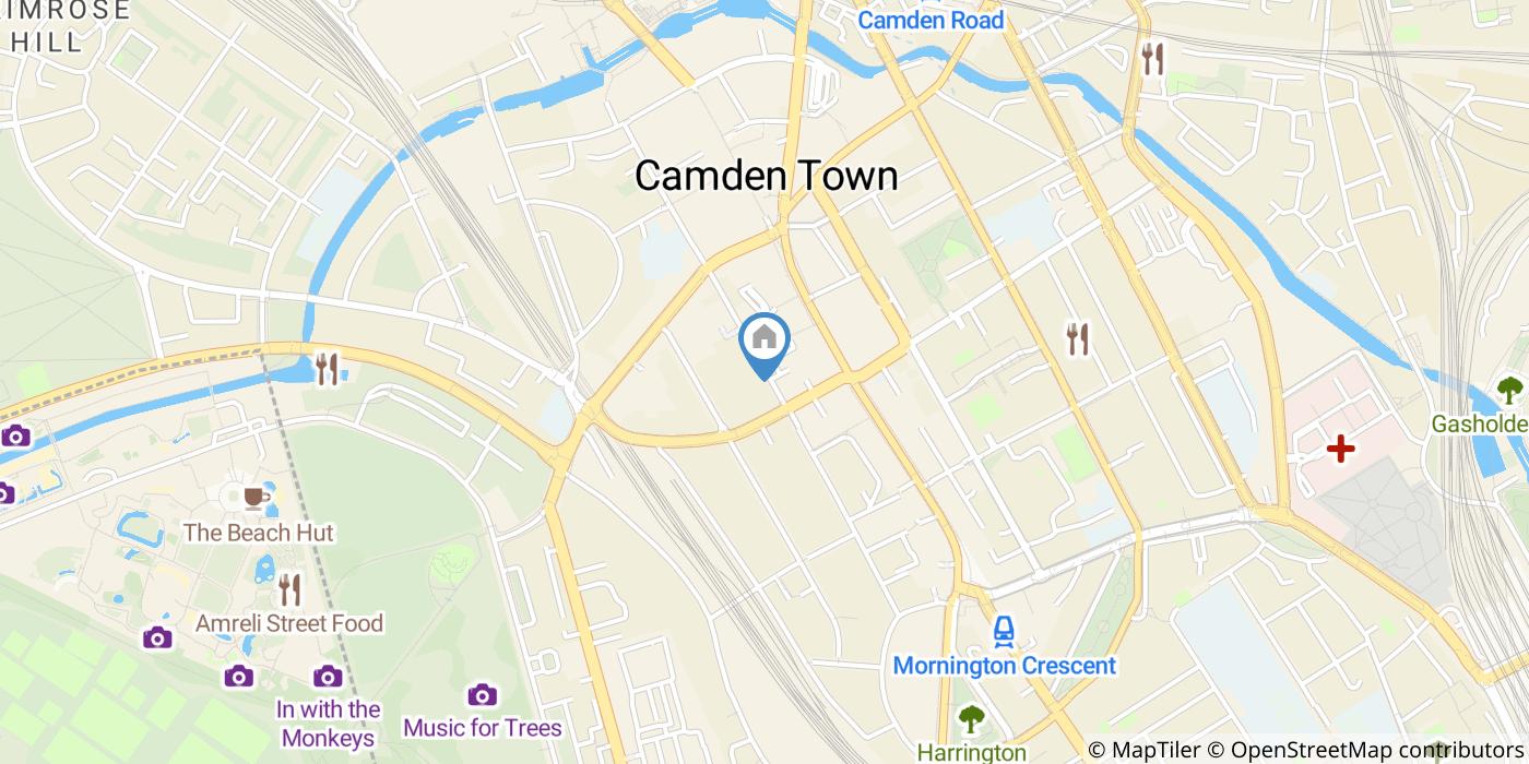 1 Bed Flat, Arlington Road, NW1