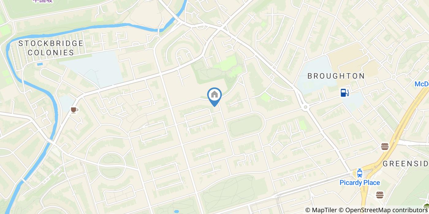 4 Bed Flat, Dundonald Street, EH3