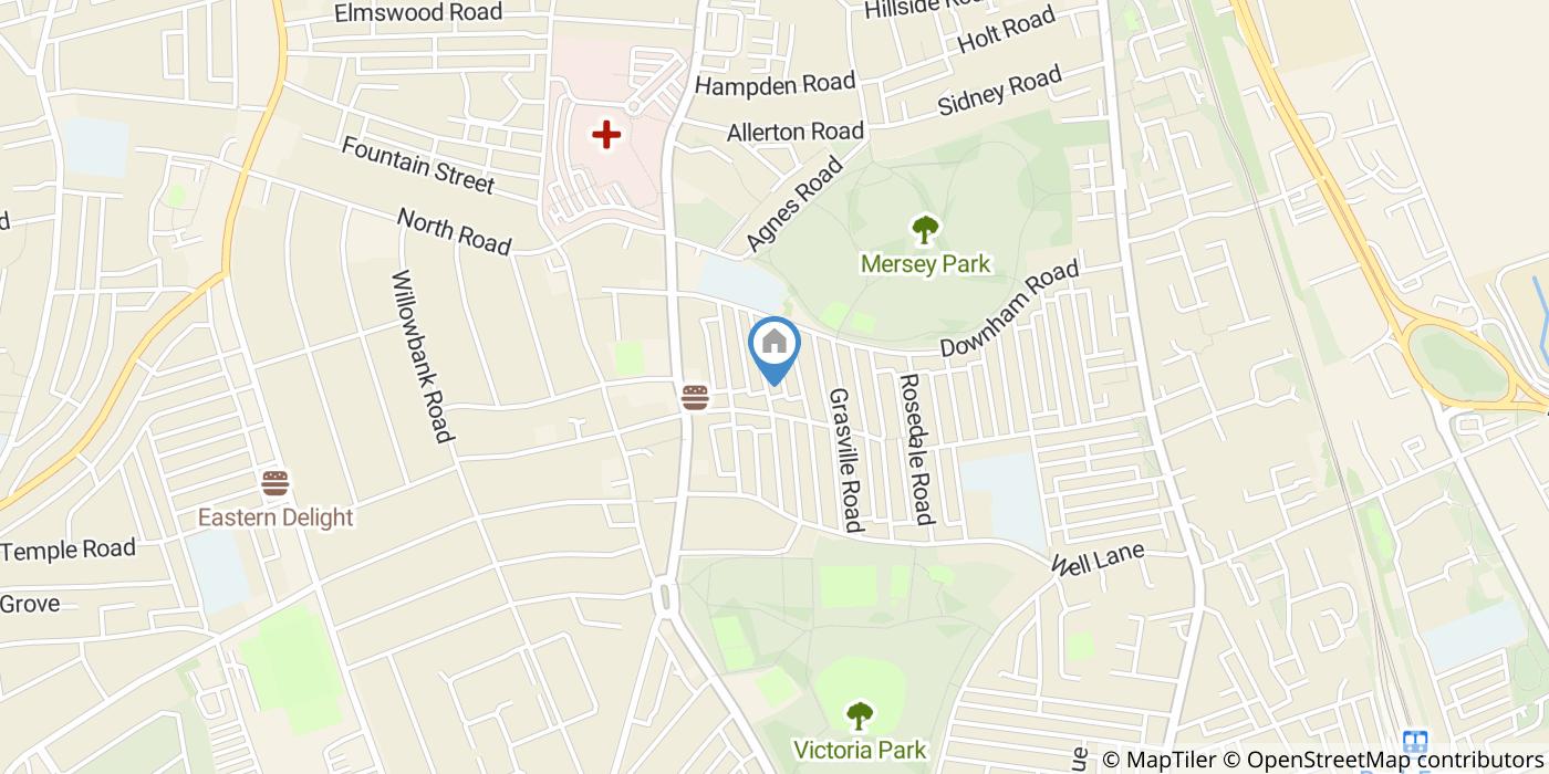 2 Bed Terraced House, Yelverton Road, CH42