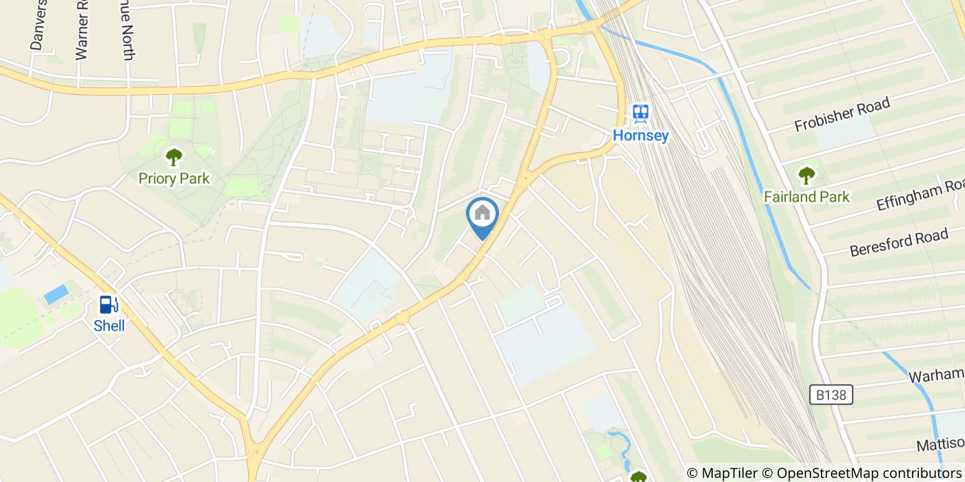 Studio Flat, Tottenham Lane, N8