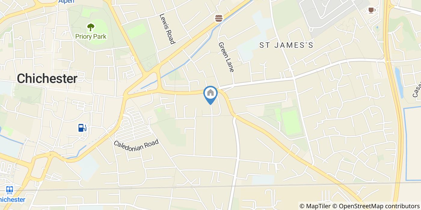 1 Bed Flat, Liberator Place, PO19