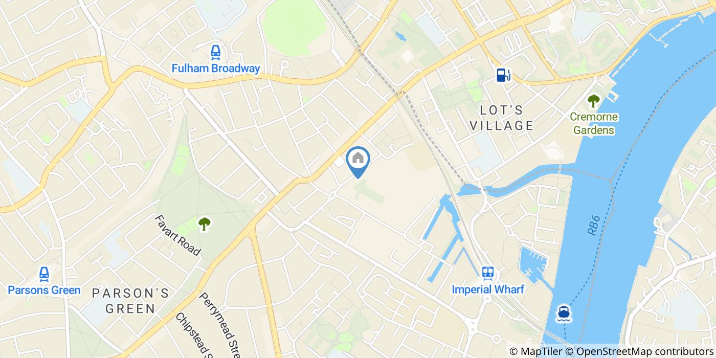 1 Bed Flat, Hampton House, SW6