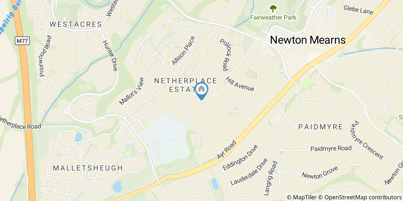 2 Bed Terraced House, Netherplace Crescent, G77