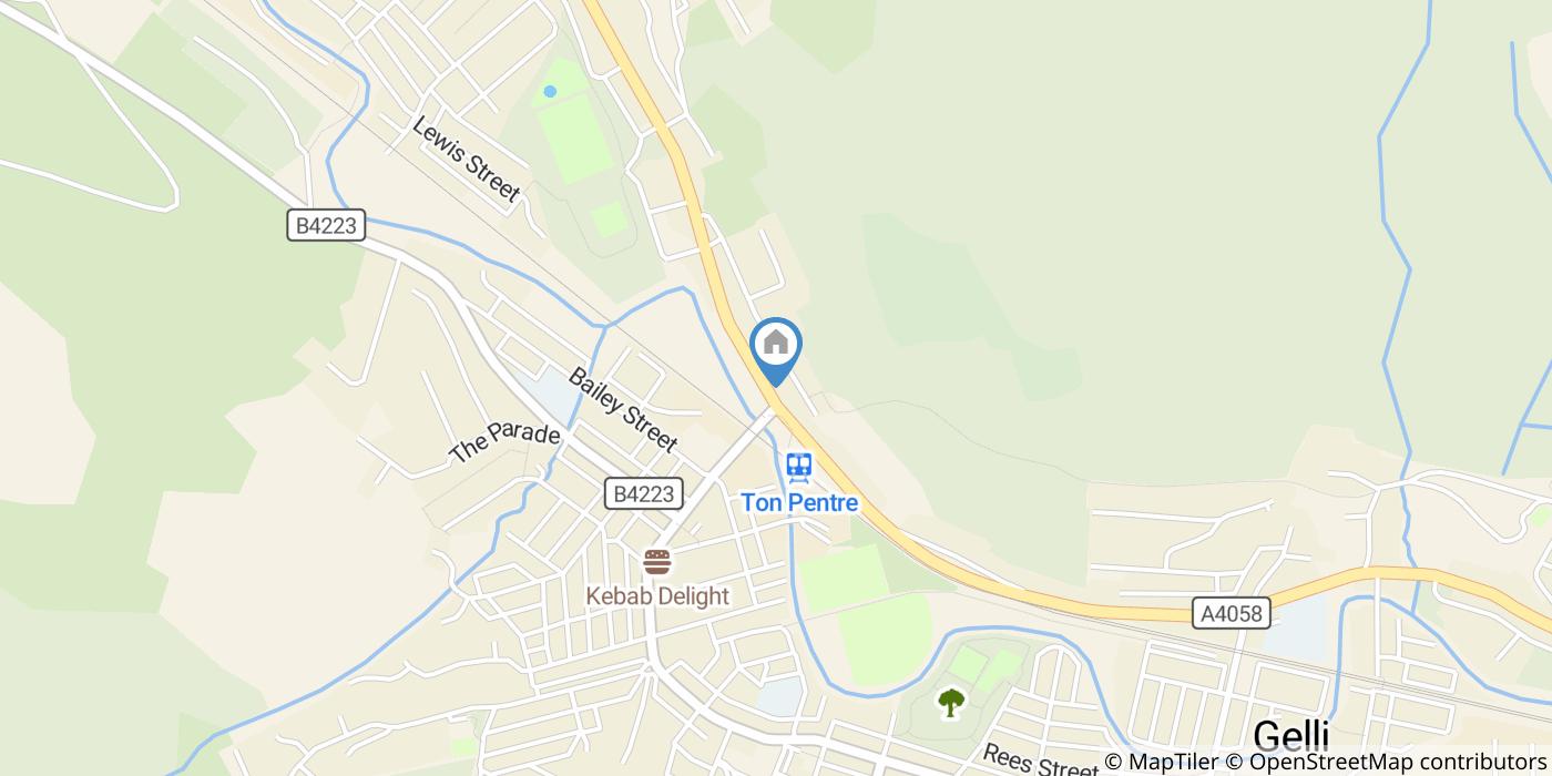 1 Bed Flat, Ystrad Road, CF41