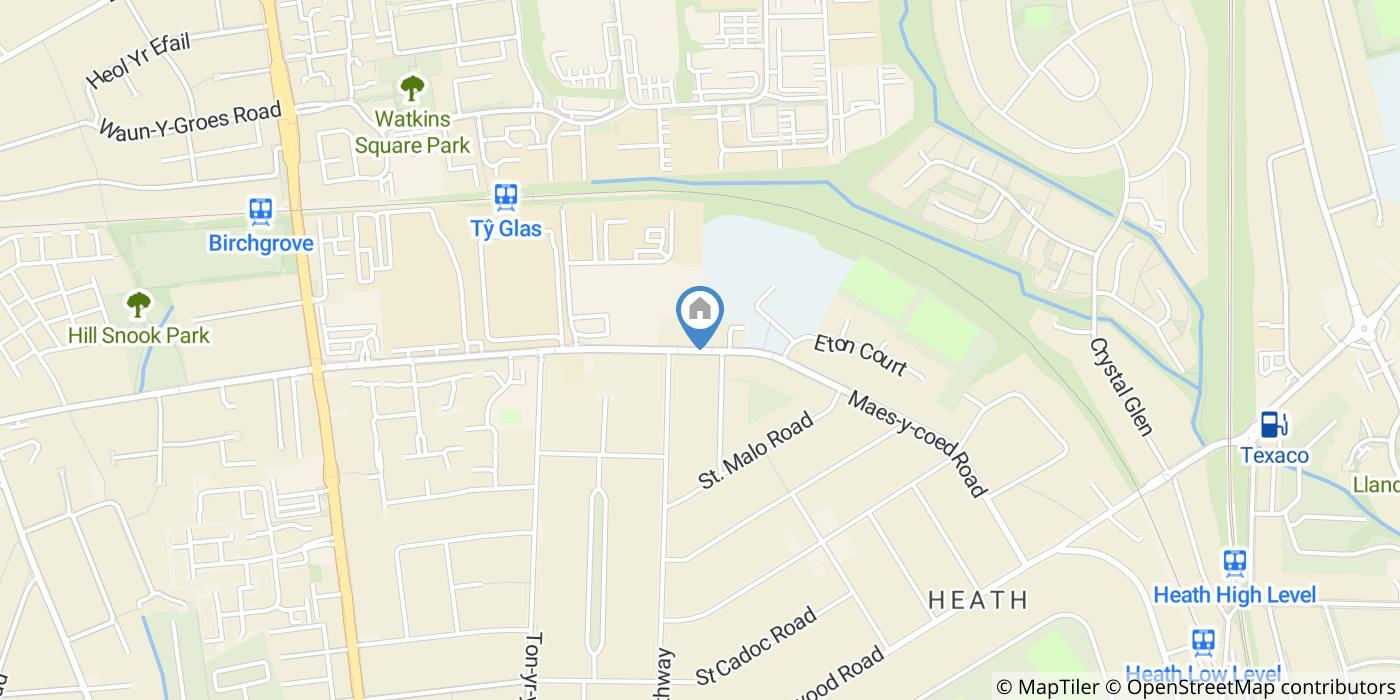 1 Bed Flat, Heath Court, CF14