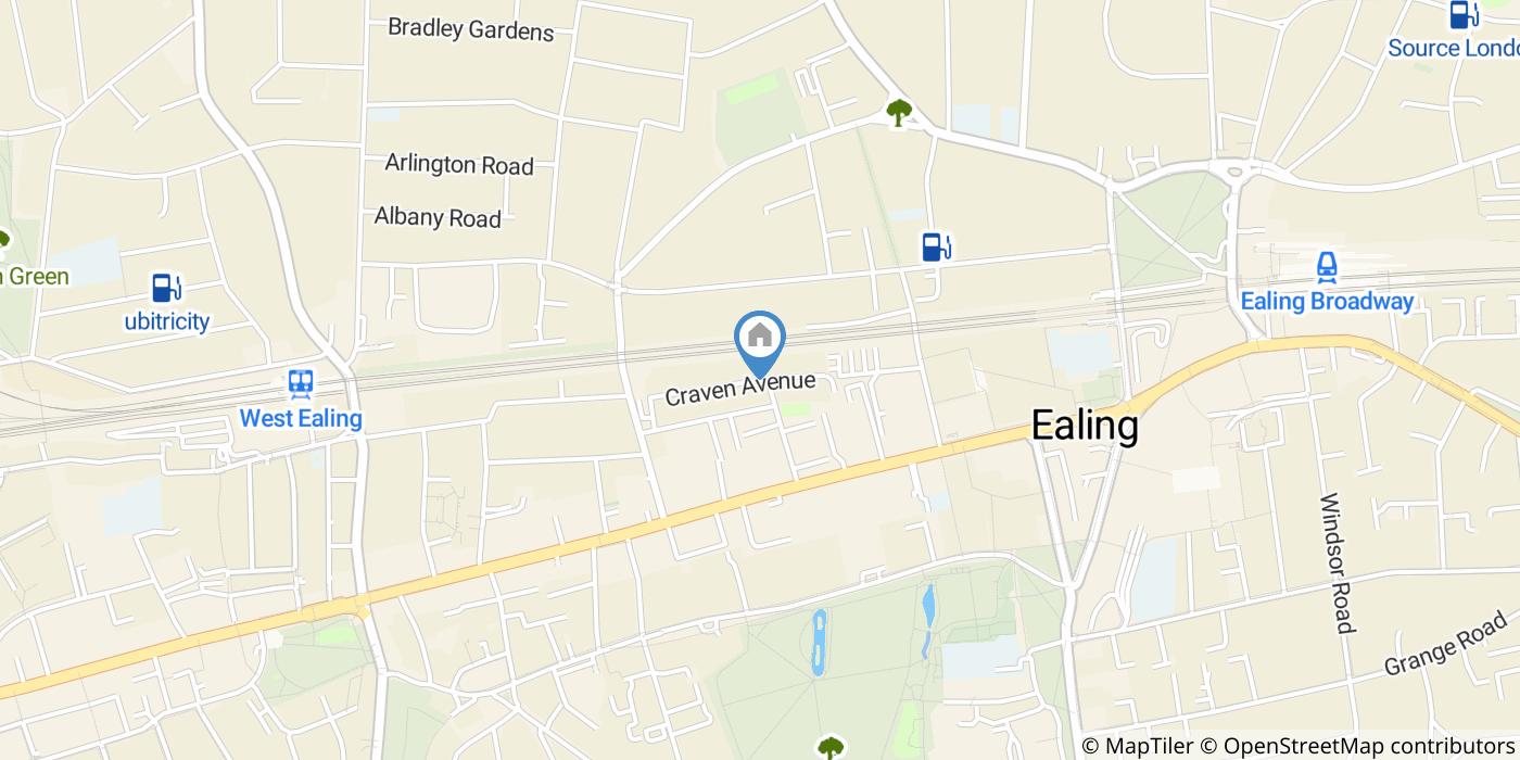 Room in a Shared House, Very Near Craven Avenue Area, W5