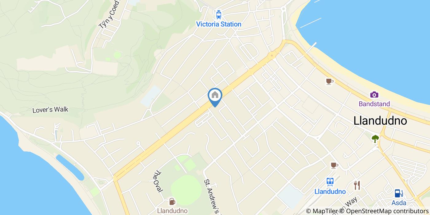 1 Bed Flat, Ormeside Grange, LL30