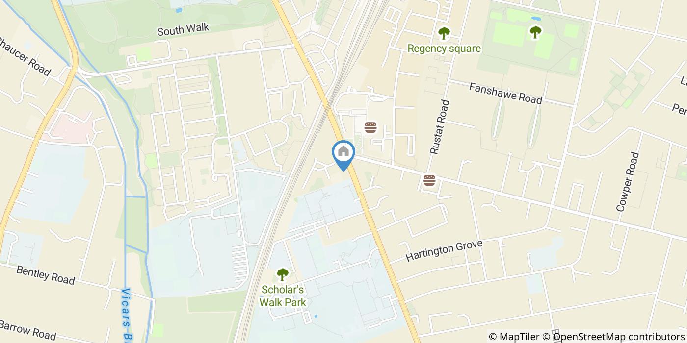 1 Bed Flat, Hills Road, CB2