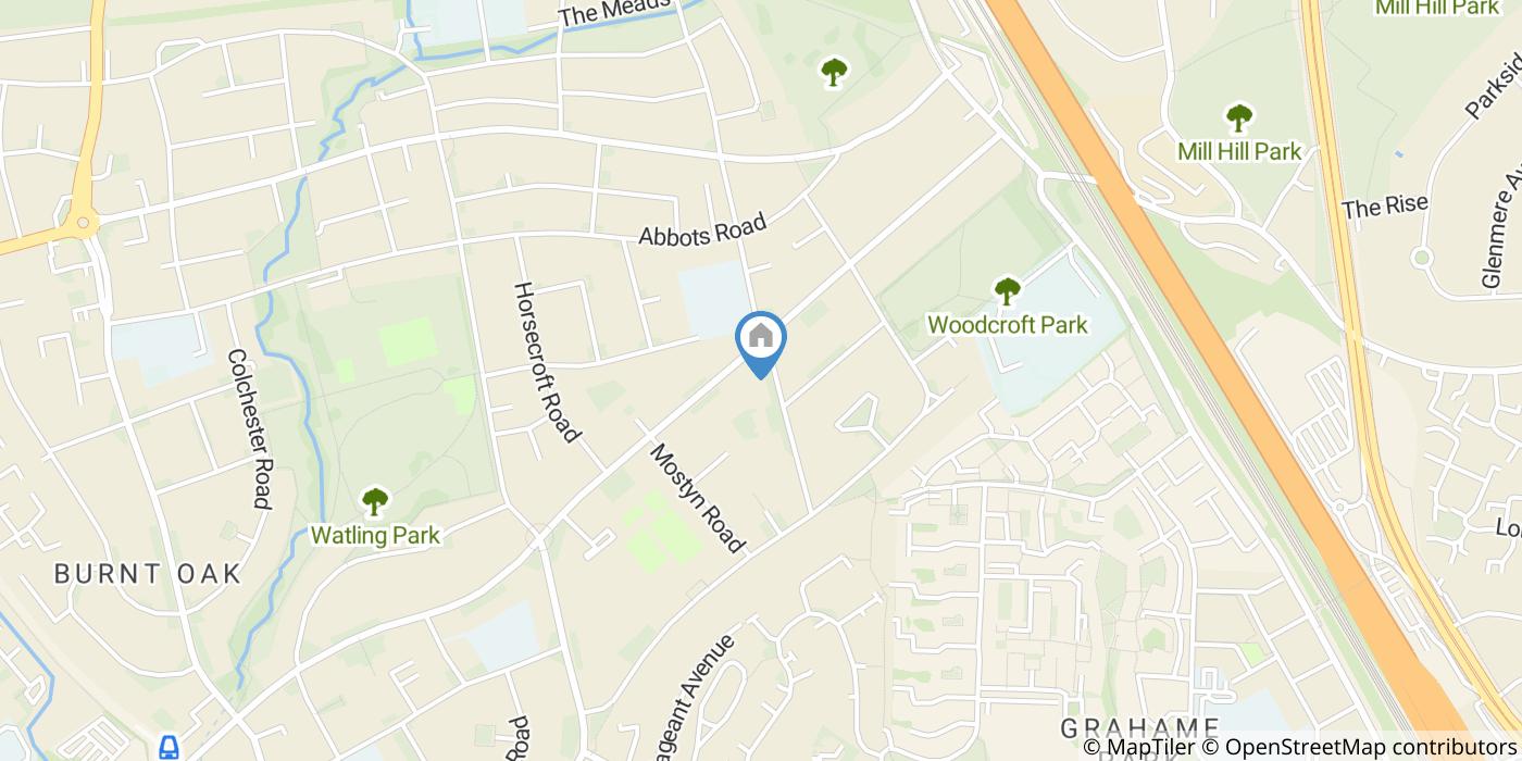 1 Bed Flat, Goldbeaters Grove, HA8