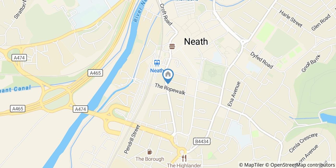 Neath - 1 Bed Flat, Windsor Road, SA11 - To Rent Now for £675.00 p/m