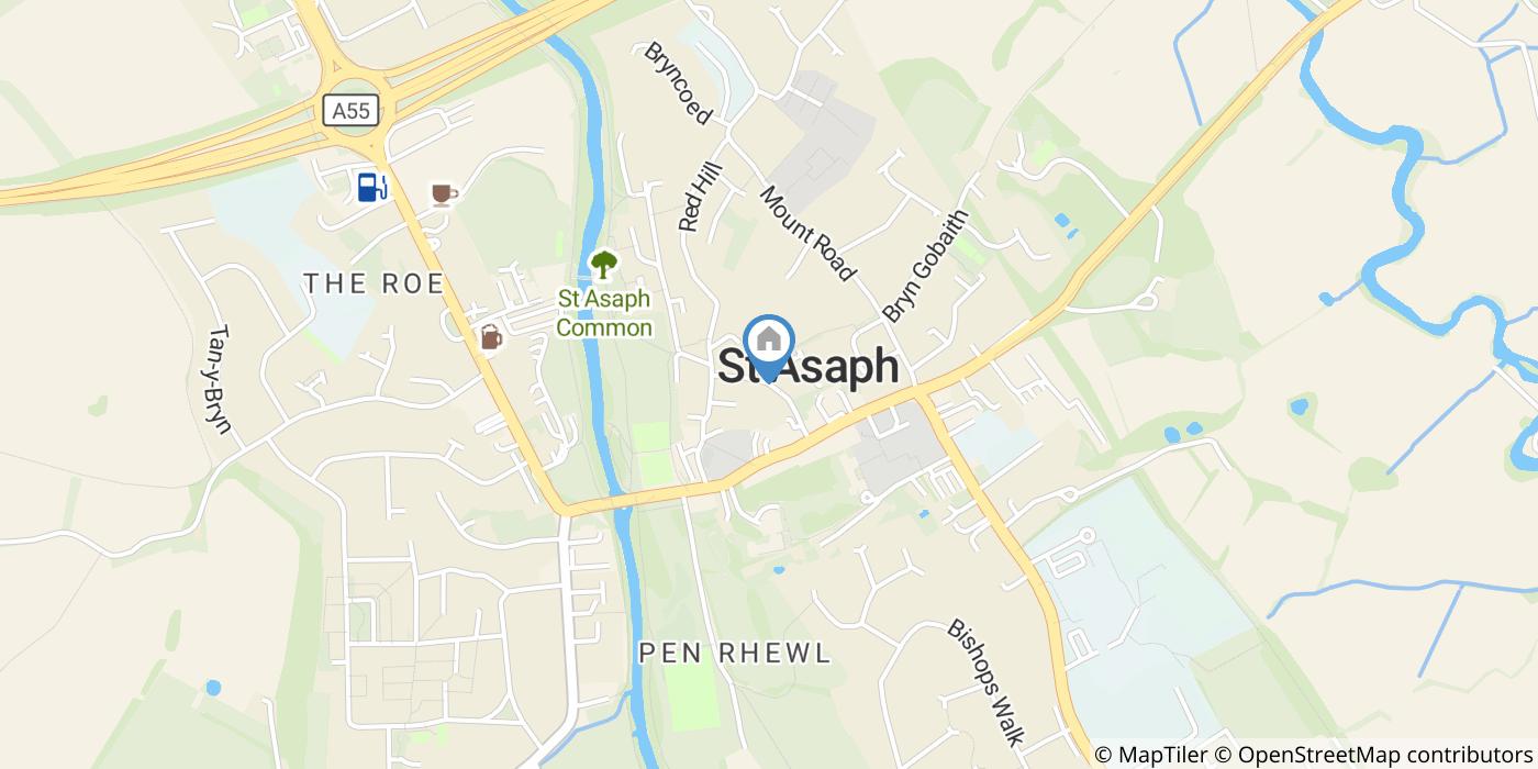 2 Bed Flat, Y Capel, LL17