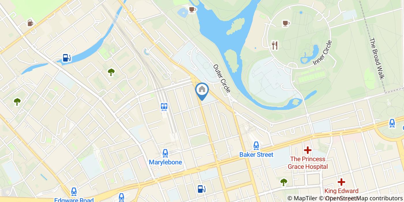 Studio Flat, Gloucester Place, NW1