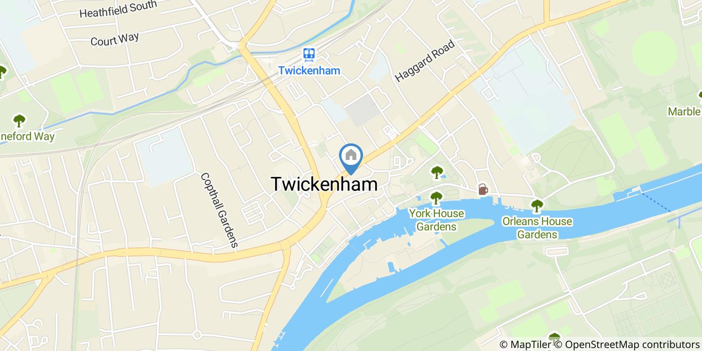 London - 1 Bed Flat, York Street, TW1 - To Rent Now for £1,550.00 p/m