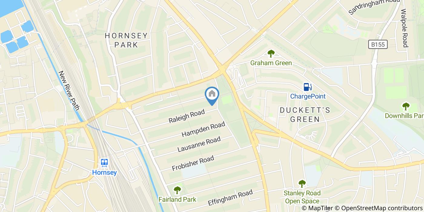 1 Bed Flat, Willoughby Road, N8
