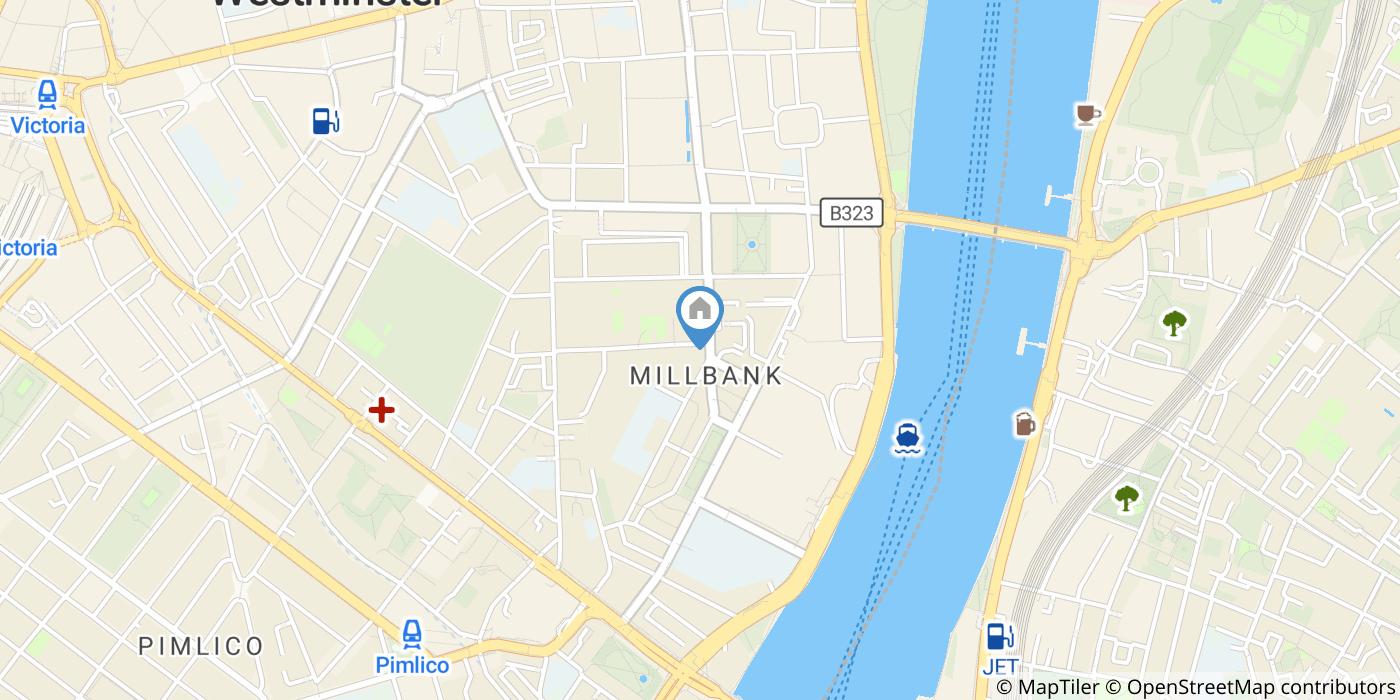 1 Bed Flat, Hepburn House, SW1P