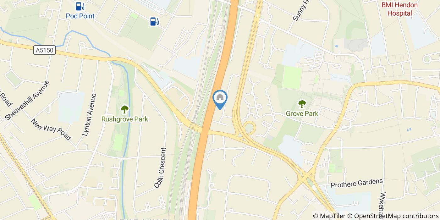 Studio Flat, Selborne Gardens, NW4