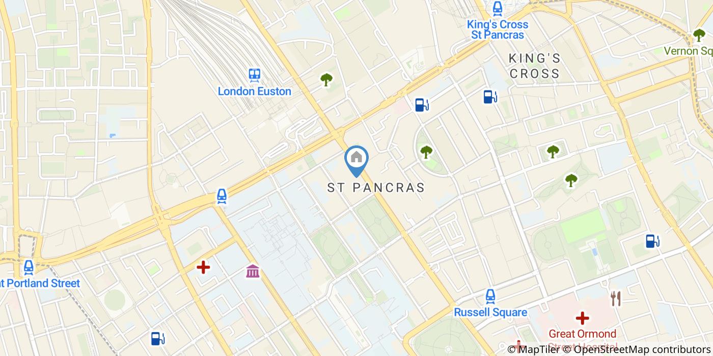 1 Bed Flat, Endsleigh Court, WC1H