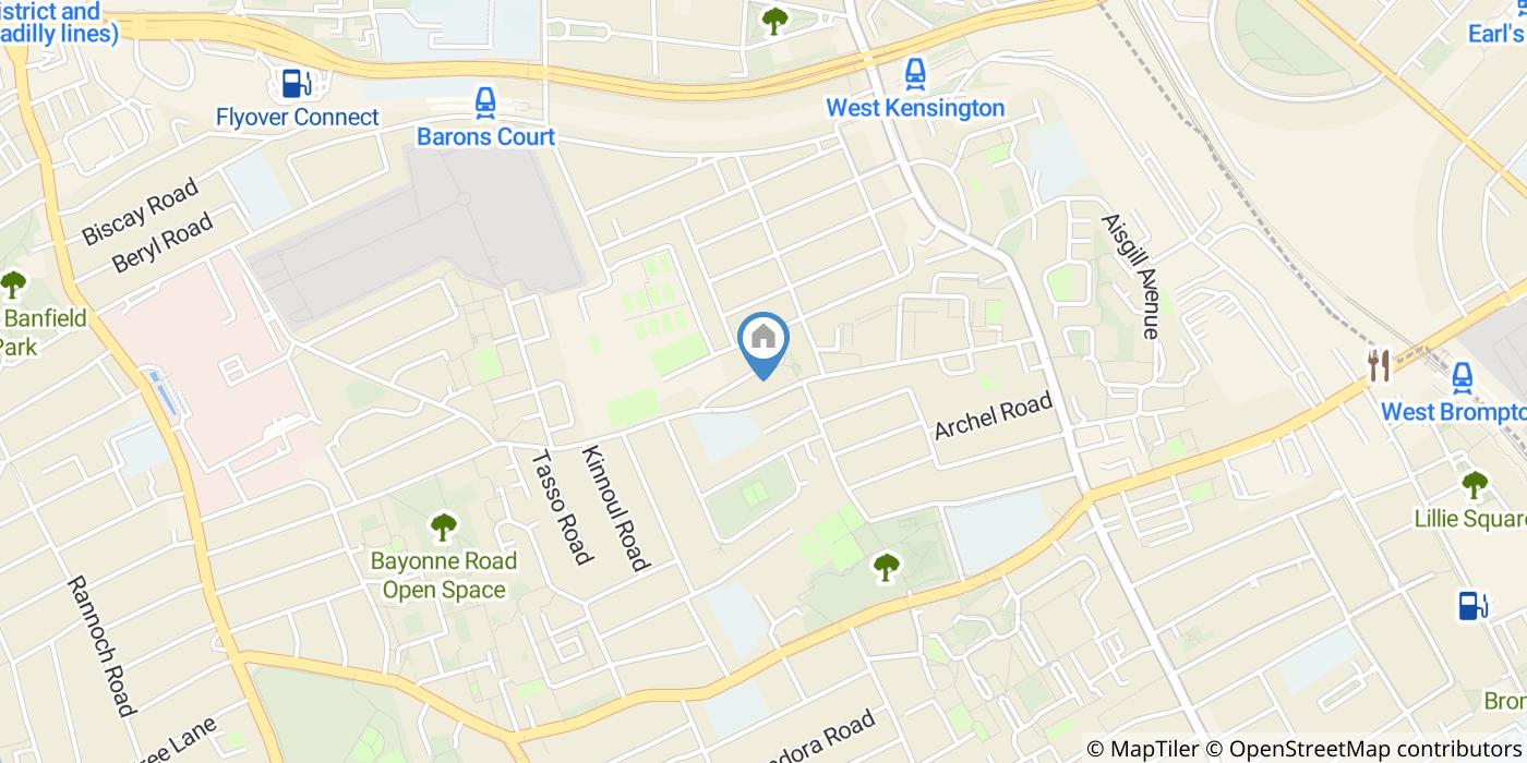2 Bed Flat, Greyhound Road, W14