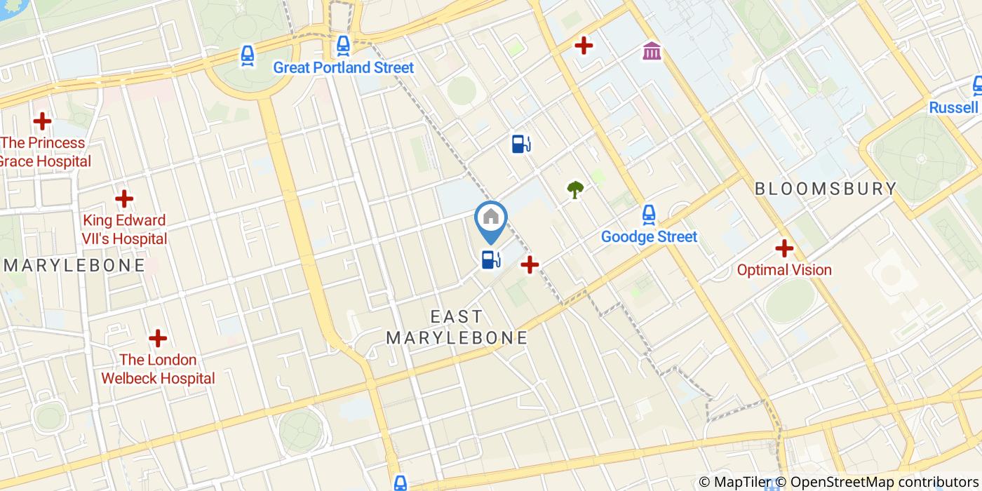 Bedsit, Foley Street, W1W