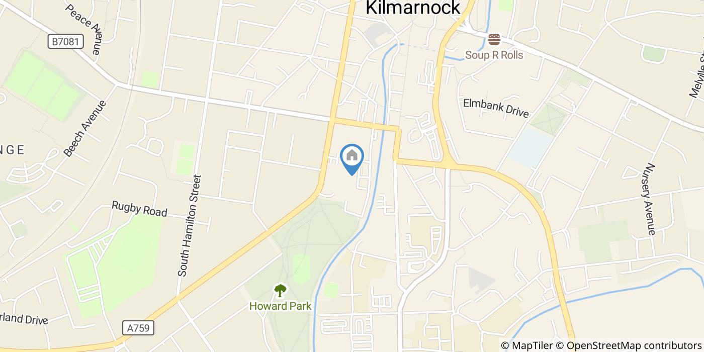 1 Bed Flat, Waterside Court, KA1
