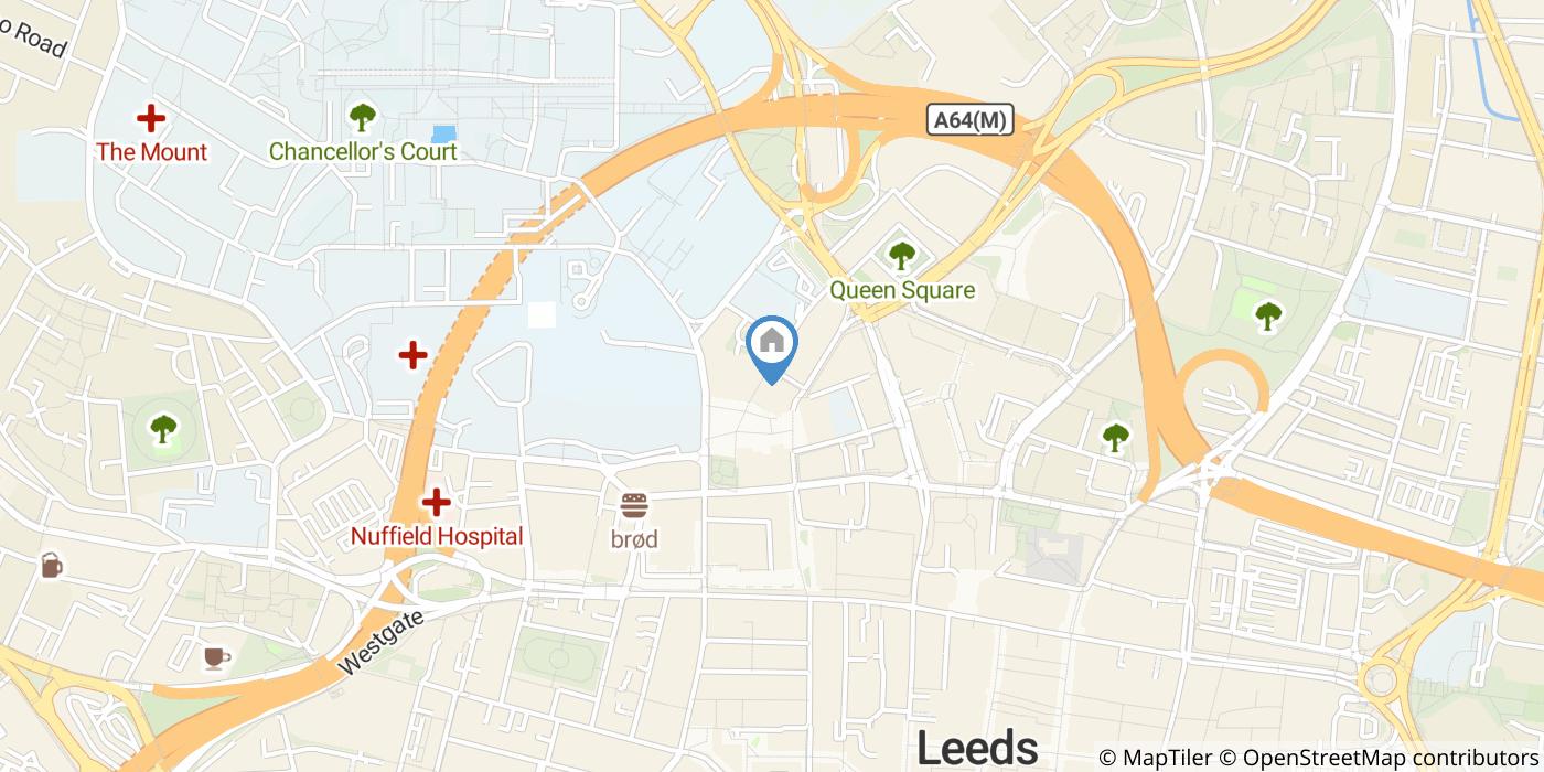 2 Bed Flat, Broderick Court, LS1