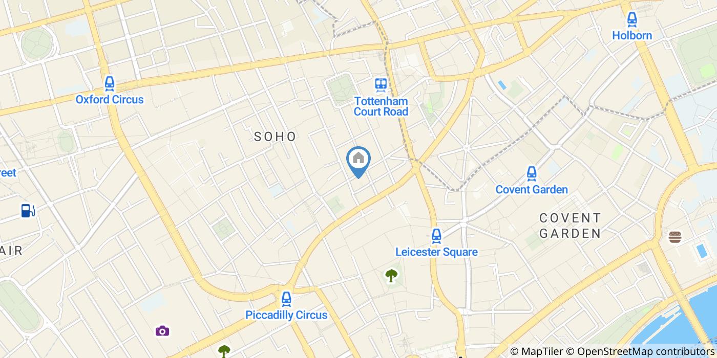 Studio Flat, Old Compton Street, W1D