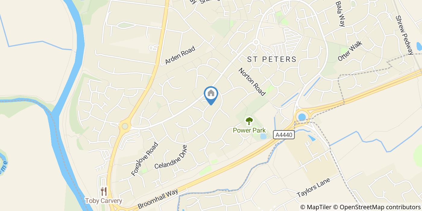 2 Bed Terraced House, Larkspur Road, WR5