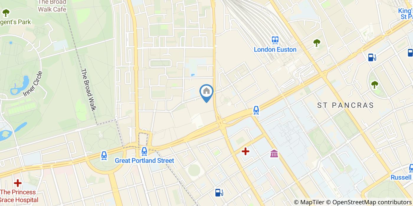 Studio Flat, Brock Street, NW1