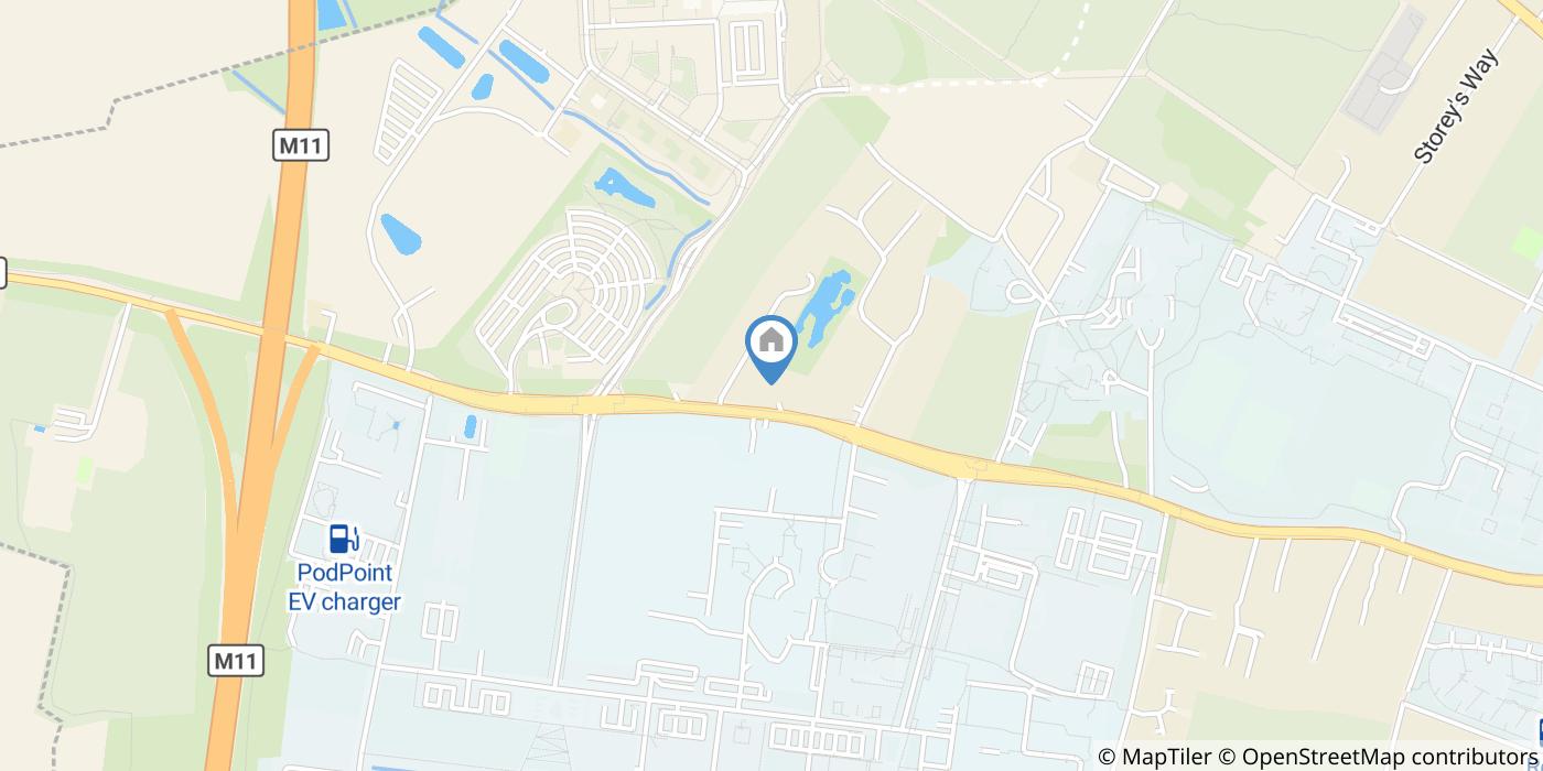 1 Bed Flat, The Redwoods, CB3