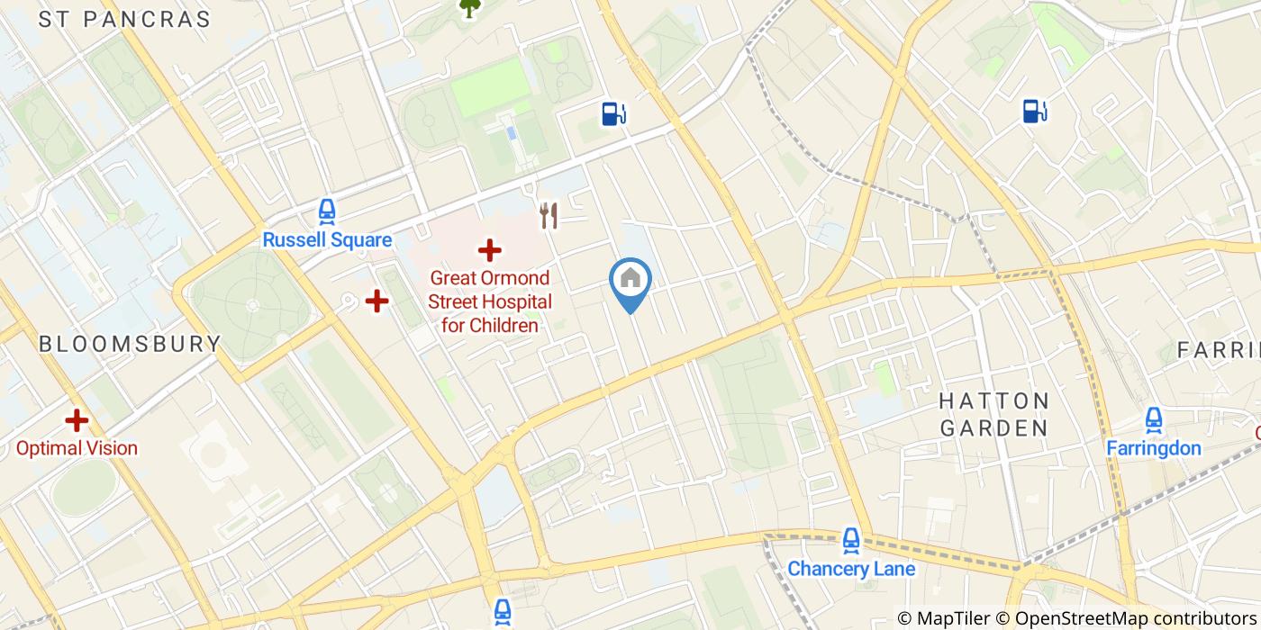 1 Bed Flat, Great James Street, WC1N