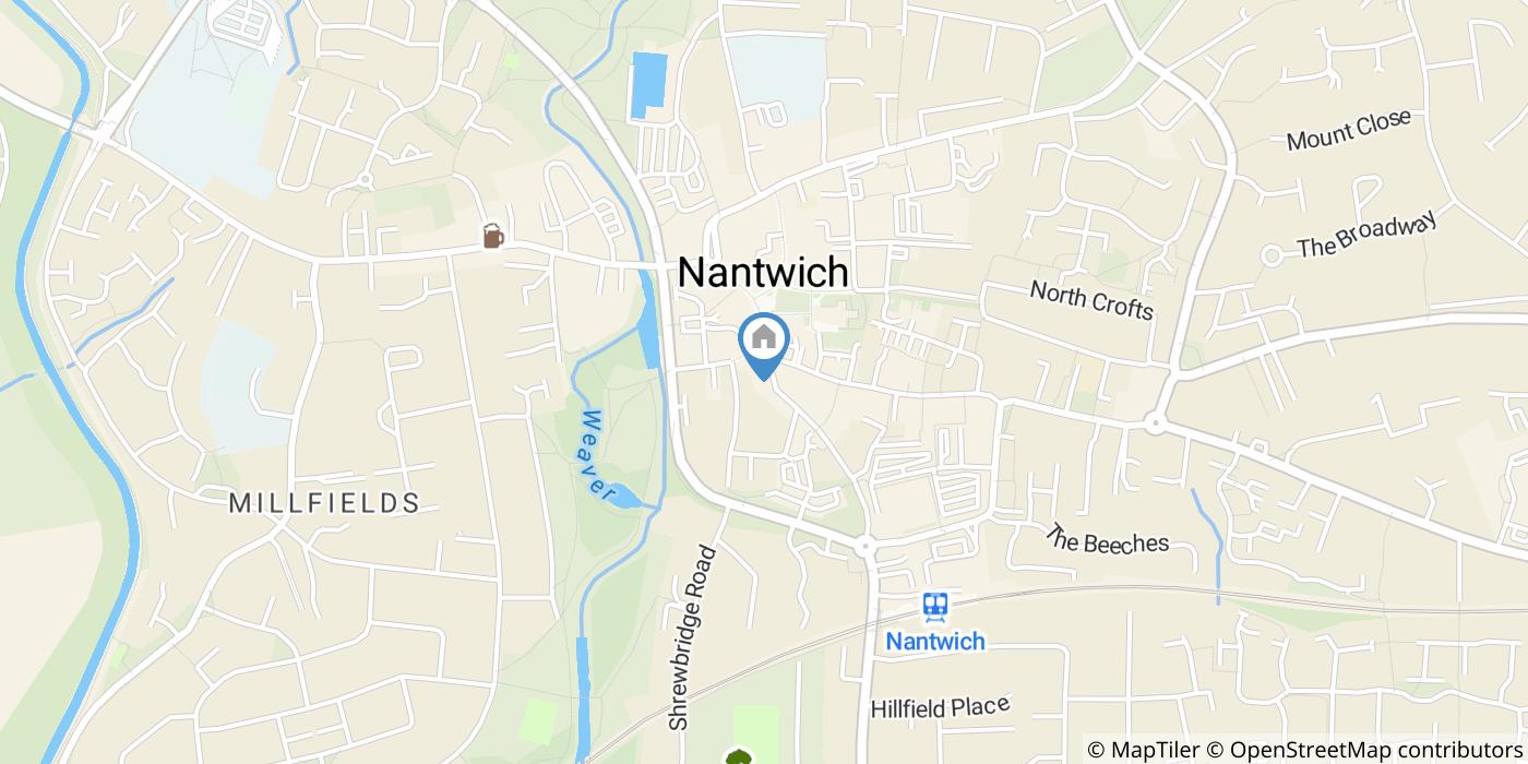 1 Bed Flat, Pillory Street, CW5