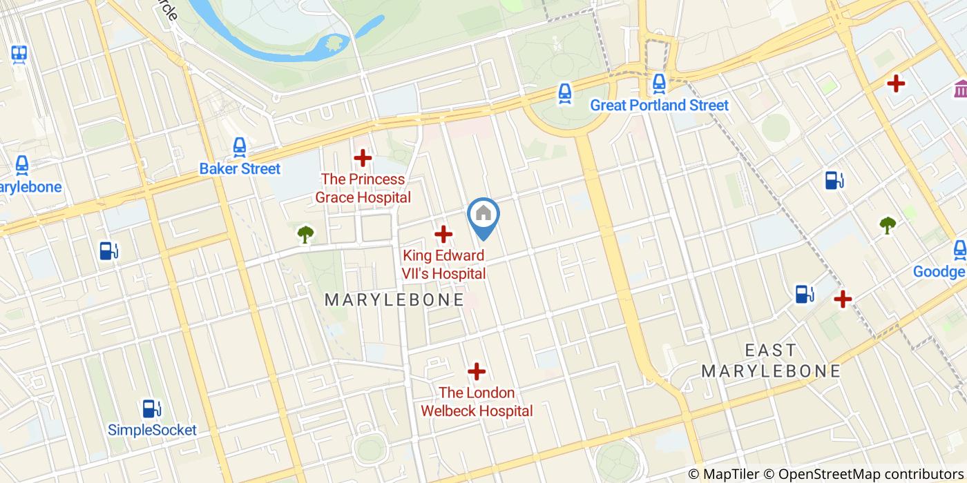 1 Bed Flat, Upper Wimpole Street, W1G