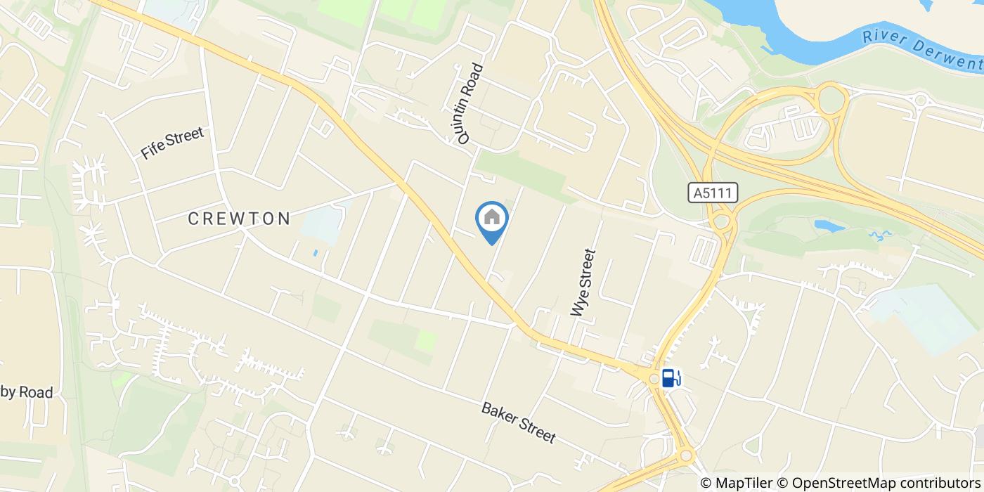 Studio Flat, Hollis Street, DE24