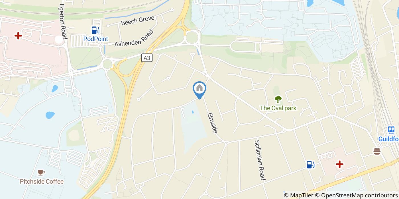 5 Bed Semi-Detached House, Elmside, GU2