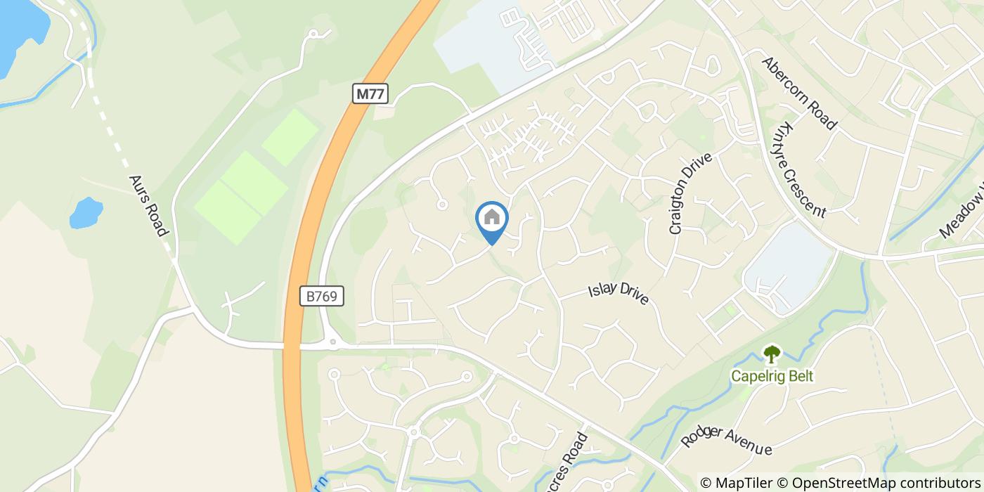 2 Bed Terraced House, Tiree Place, G77