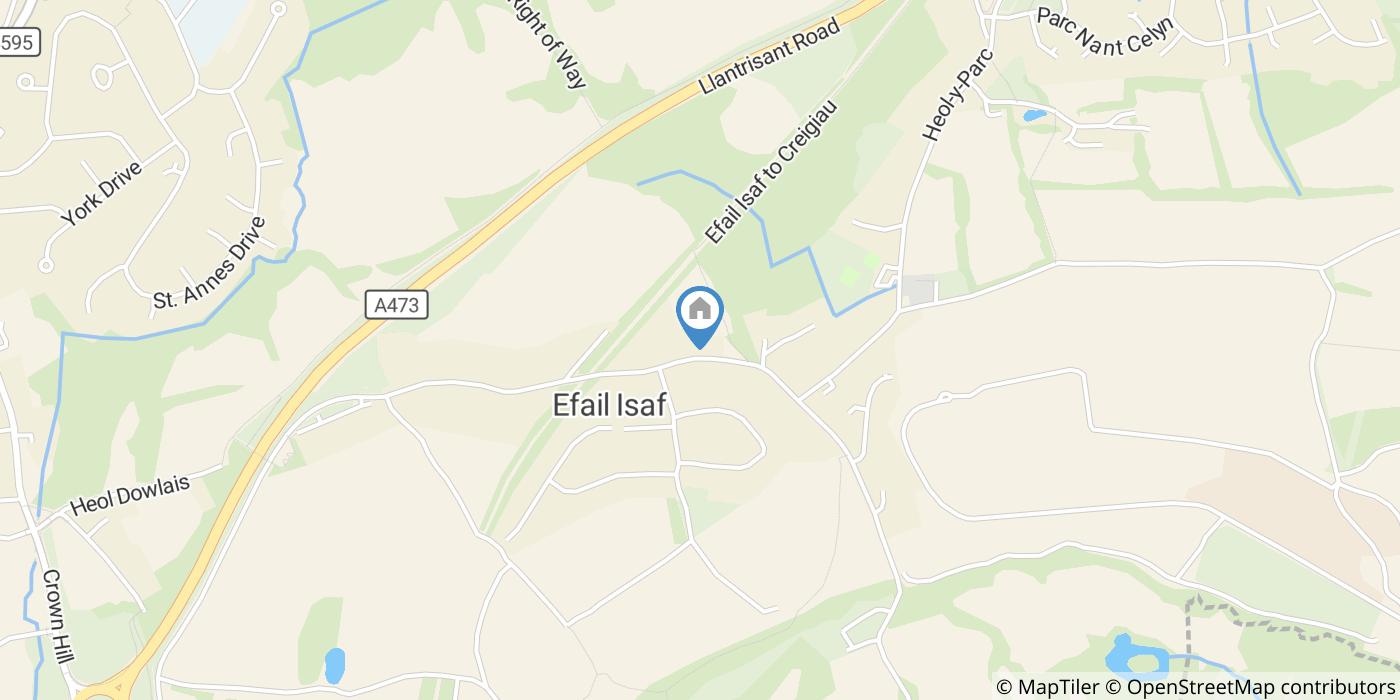 1 Bed Flat, Heol Y Ffynnon, CF38