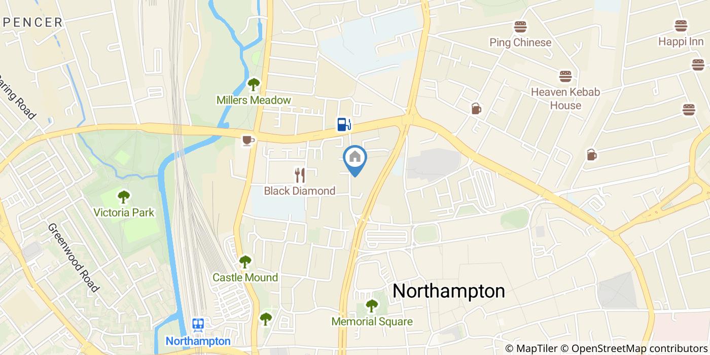 1 Bed Flat, Delta House, NN1