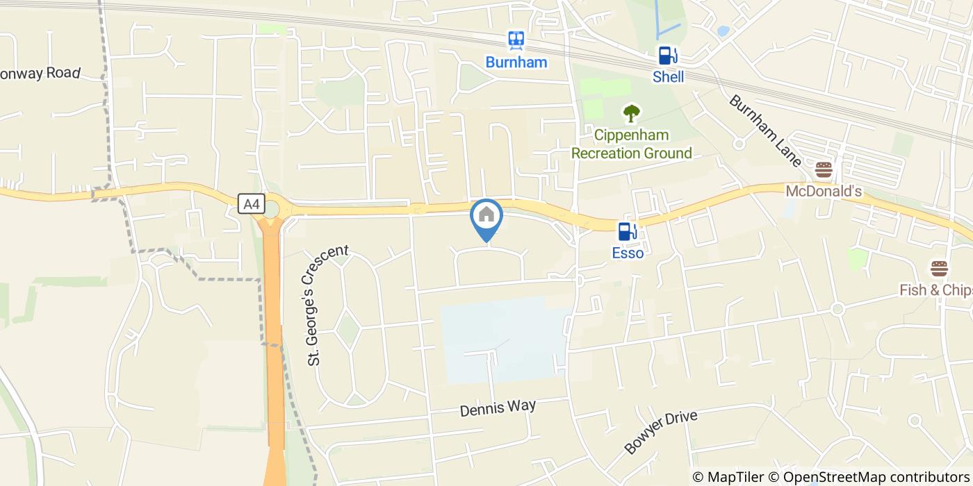 Studio Flat, Lincoln Way, SL1