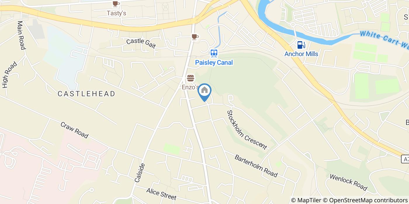 1 Bed Flat, Espedair Street, PA2