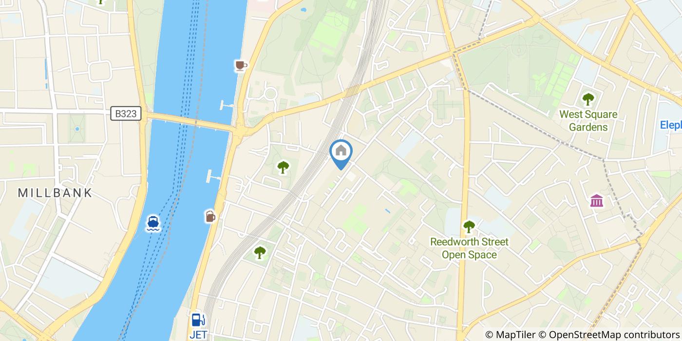 1 Bed Flat, Lupino Court, SE11