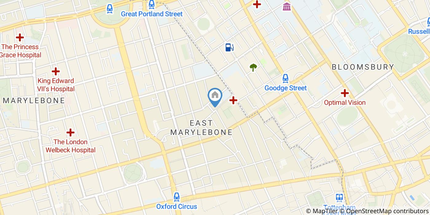 Room in a Shared Flat, Oakley House, W1W